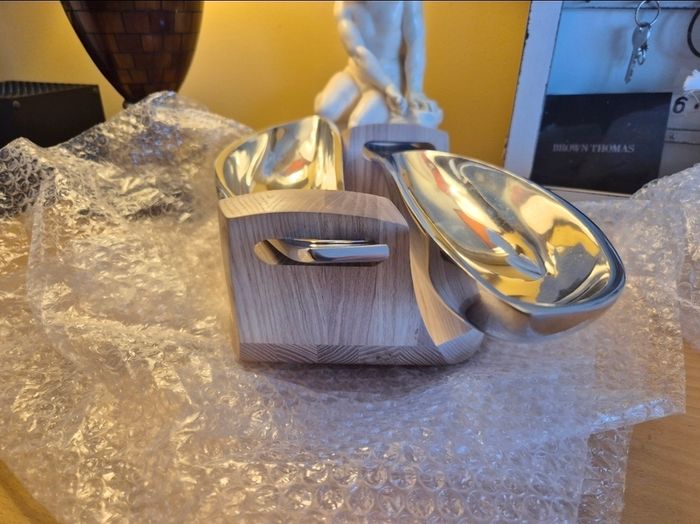 Vintage Dansk Torq Chip & Dip Set - NEW IN BOX, AV