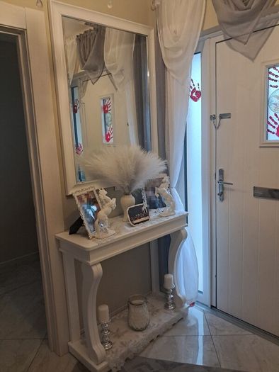 console table & mirror