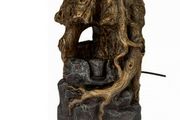 Boho Style Indoor Water Fountain with Lights - unique gift