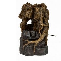 Boho Style Indoor Water Fountain with Lights - unique gift