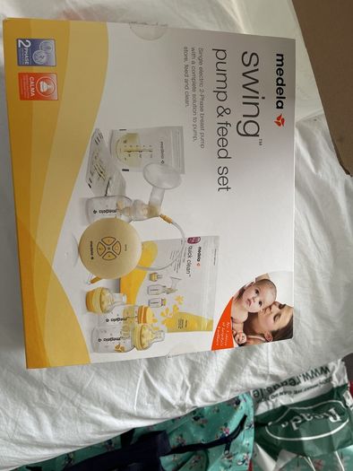 medela swing pump and feed set