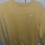 Vintage Style Nike Crewneck Small Sun Yelllow Image 3