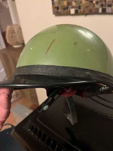 Old army helmet