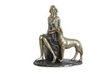 Lady with Son and Dog Decorative Figure ornament