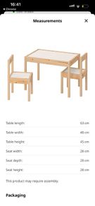 ikea kids table