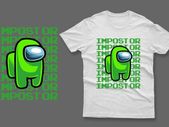 Lime green impostor among us t-shirt impostor t-shirt