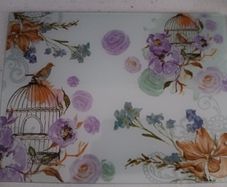 Glass chopping board