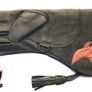 Olive Green Eagle Cowhide Triple Layer Premium 17 Inch Glove - Falconry (L & XL) Image 2