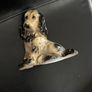 Vintage Chalkware Cocker Spaniel Figurine - Mid Century Image 2