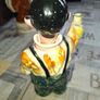 Vintage 1950s Six-Eyed Drunk Man Ceramic Decanter Produced in Japan, postage available or collection Image 3