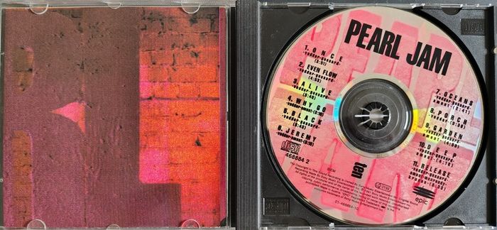 Pearl Jam - Ten CD (1991) Alternative Grunge Rock EX+