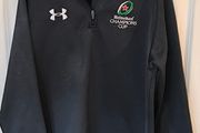 Heineken quarter zip rugby top size large