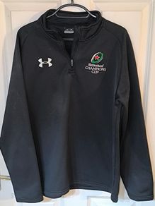 Heineken quarter zip rugby top size large