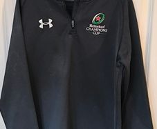 Heineken quarter zip rugby top size large