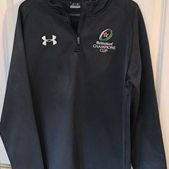 Heineken quarter zip rugby top size large