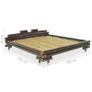 Bed Frame Dark Brown Bamboo 160x200 cm Image 2