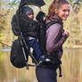 child's lupilu backpack carrier and bicycle seat Image 6