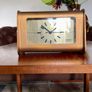 Vintage Working Post Modern Staiger Chrometron Gilt Metal Quartz 1970s Image 5