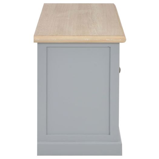 TV Cabinet Grey 90x30x40 cm Wood