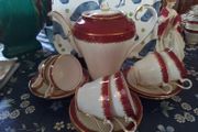 Aynsley Coffee Cups&amp; Saucers + Coffeepot