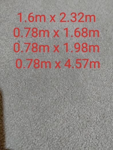 carpet 1.6m x 2.32m plus runners