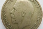 1936 George V Half-Crown Silver Coin