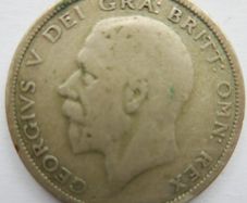 1936 George V Half-Crown Silver Coin