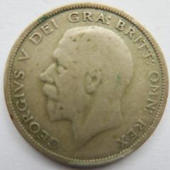 1936 George V Half-Crown Silver Coin
