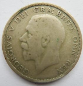 1936 George V Half-Crown Silver Coin