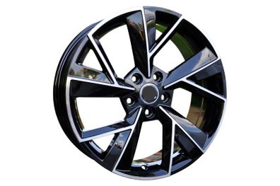 18" Karoq Type black Alloy Wheels Vw Audi Seat Skoda 5x112