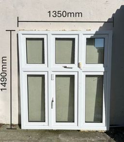 Triple Glazed uPVC Window  1350mm x 1490mm