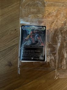 Marvel legends Spiderman trading card