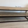 TV Unit . TV stand . TV Bench Black & Oak Effect, 120cm Image 4