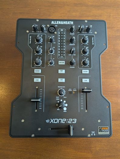 Allen & Heath XONE23 Professional DJ mixer including decksaver
