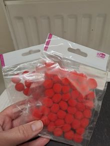 Efco Red Pom Poms