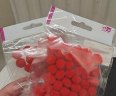Efco Red Pom Poms