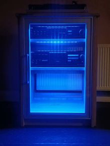 Delivery  HiFi rack with LED lights