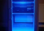 Delivery HiFi rack with LED lights