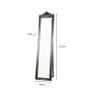 Chateau Cheval Mirror Silver 172 cm (H) x 40 cm (W) x 6 cm (D) Image 2