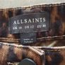 Allsaints Leopard Print Barrel Leg Jeans Size Uk 16 Image 10
