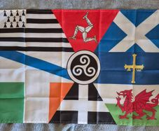 Celtic flags.
