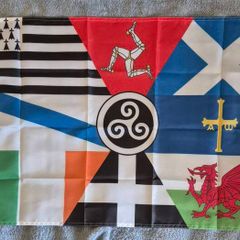 Celtic flags.
