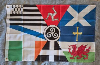 Celtic flags.