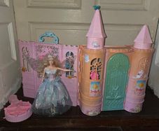 2003 Barbie Swan Lake Enchanted Castle Set