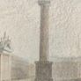 Vintage Coloured Engraving of Sackville Place Dublin Image 7