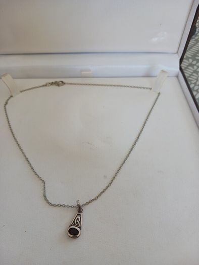 silver necklace