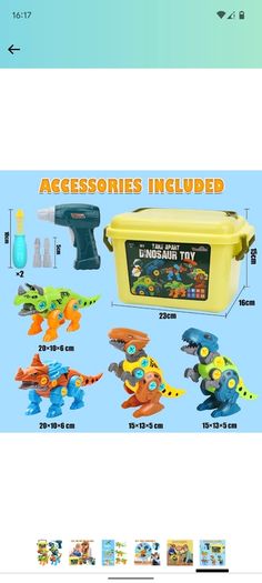 Dinosaur assembly toy