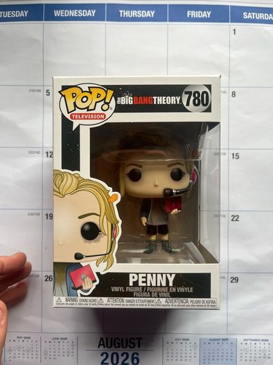 The Big Bang Theory Funko Pops - Sheldon, Leonard, Penny, Raj, Amy Stuart