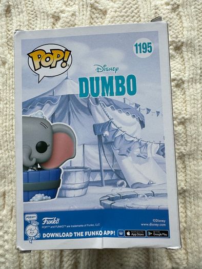 Funko Disney Classics POP! Vinyl Figurine Dumbo in Bathtub new DAMaged BOx PLease look at the pictures