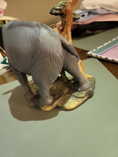 Elephant and calf ornament